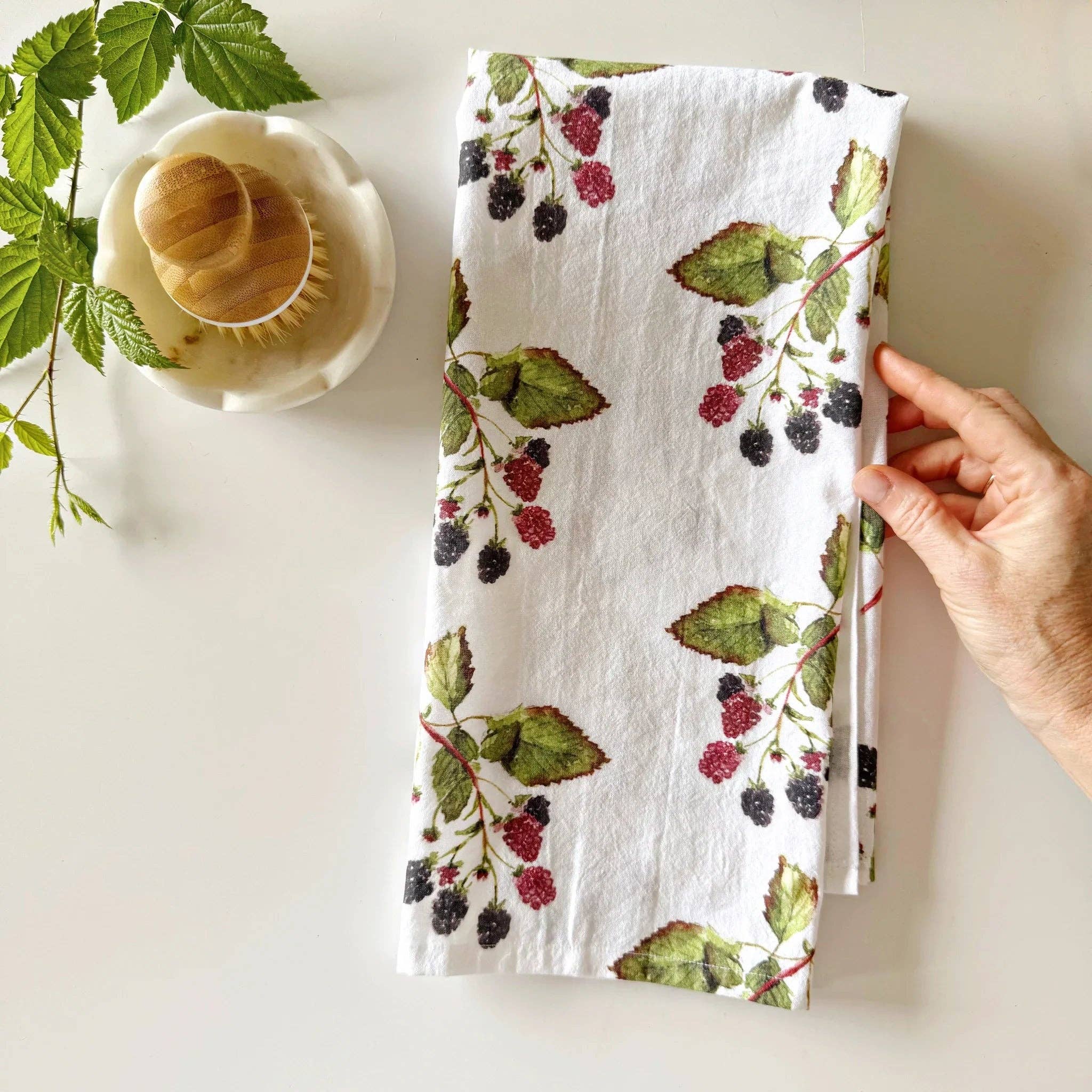 Cotton Flour Sack Tea Towel | 
Blackberry