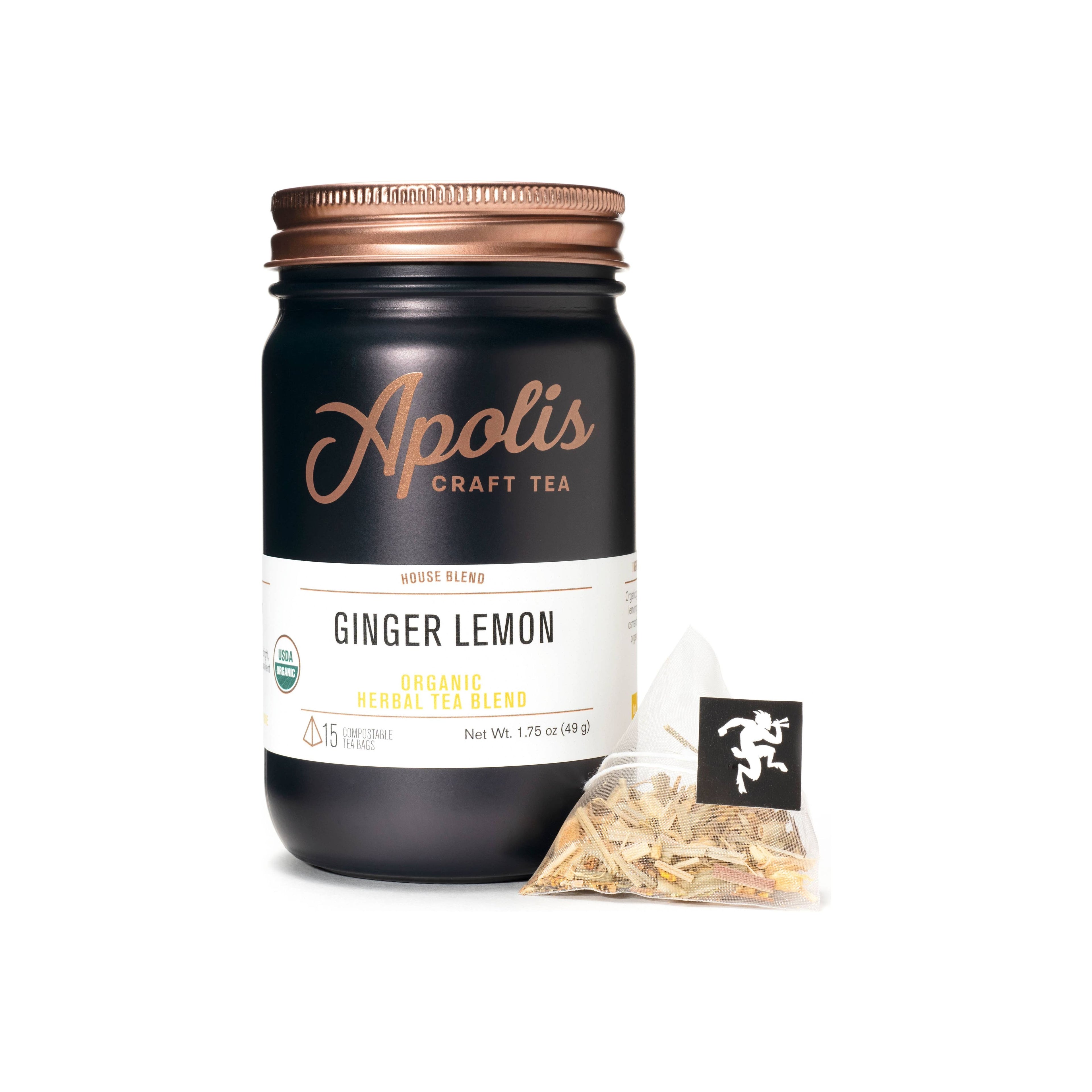 Tea Bags | Organic Ginger Lemon