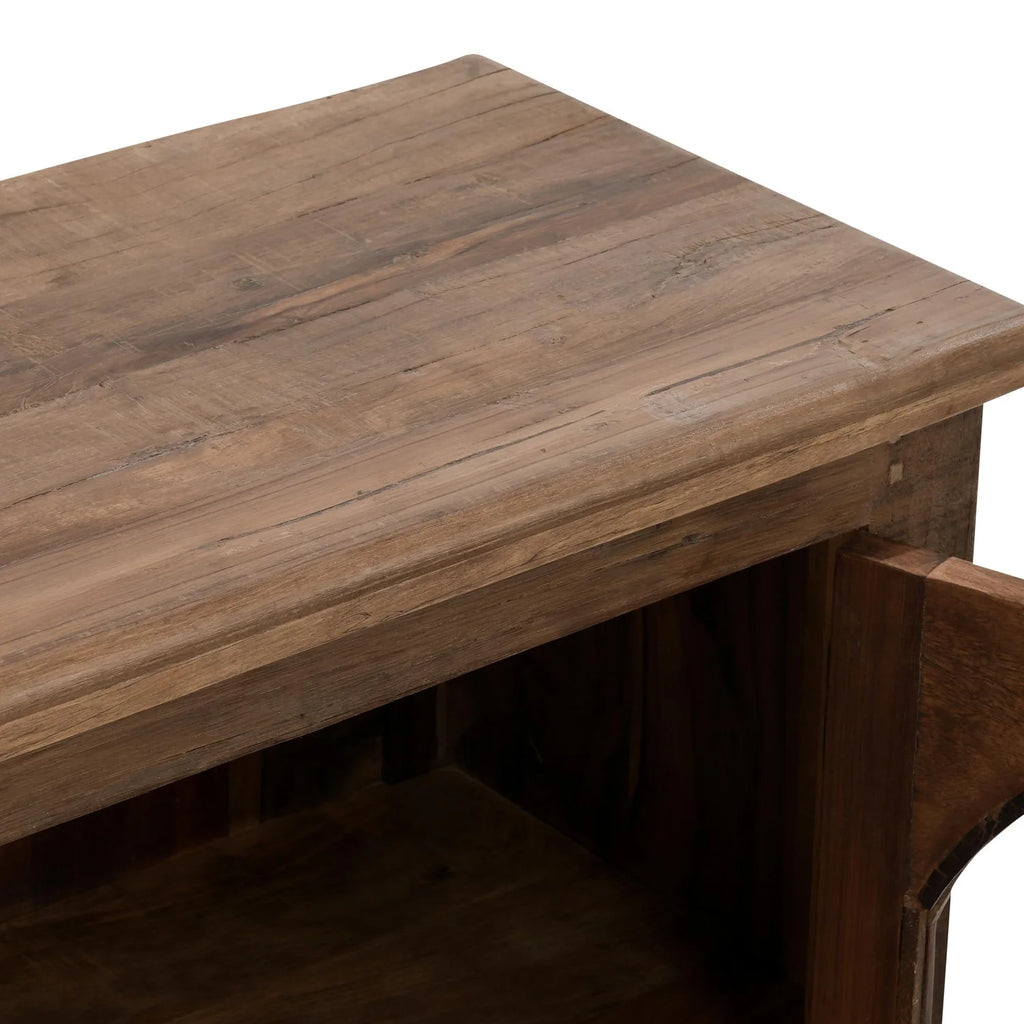 Zion Reclaimed Wood 4Dr Cabinet | Natural