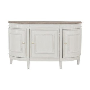 Claude Bow Front Sideboard | Small - Antique White