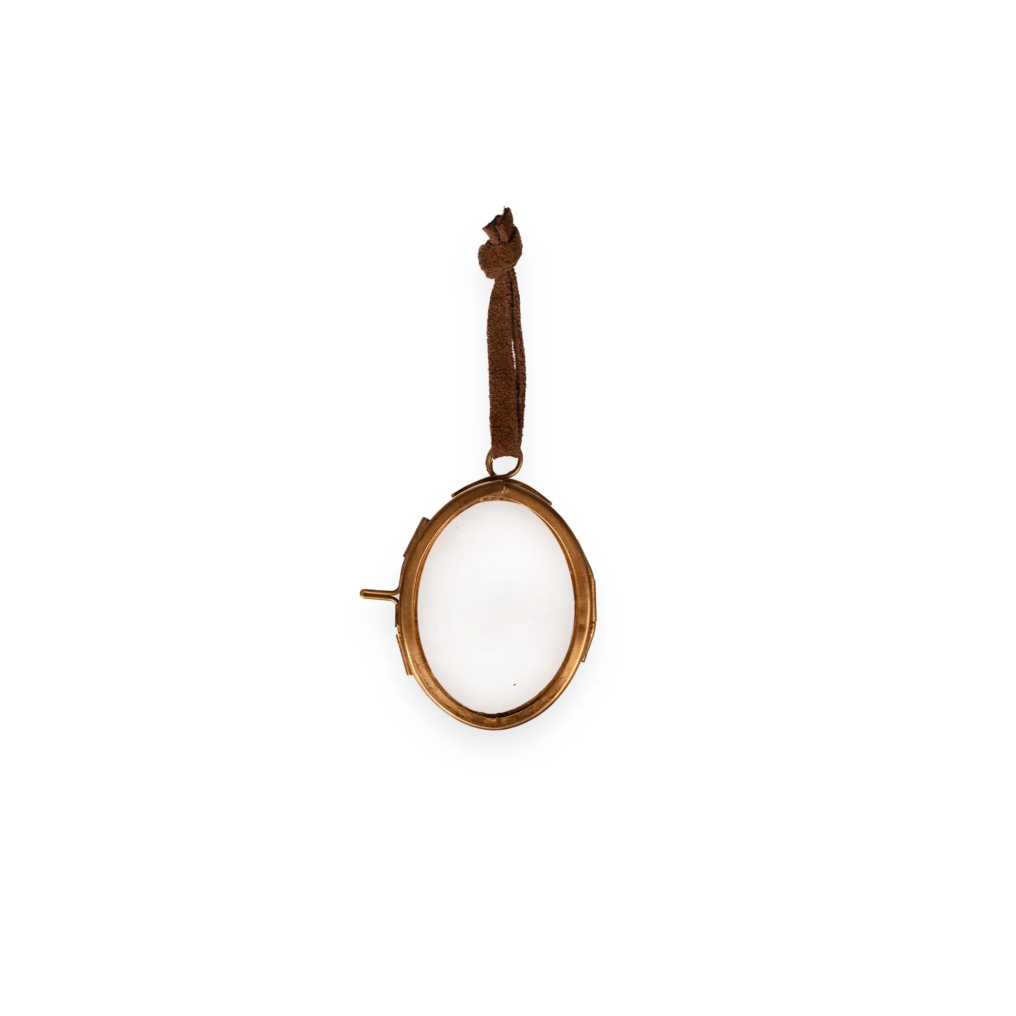 Ornament Frame w/Brass Finish