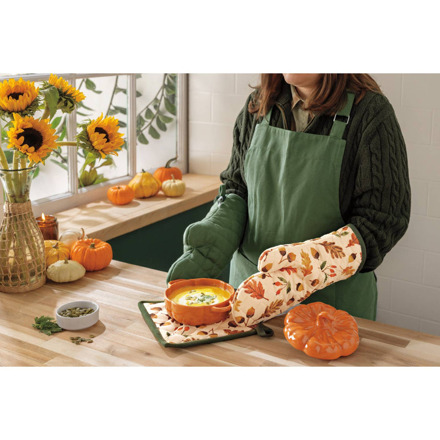 Oak & Acorn Oven Mitt
