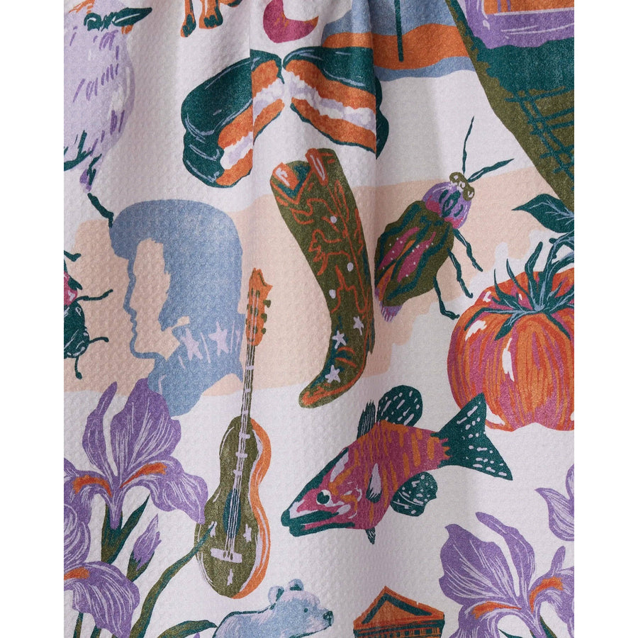 Geometry Tea Towel | Greetings From Tennessee