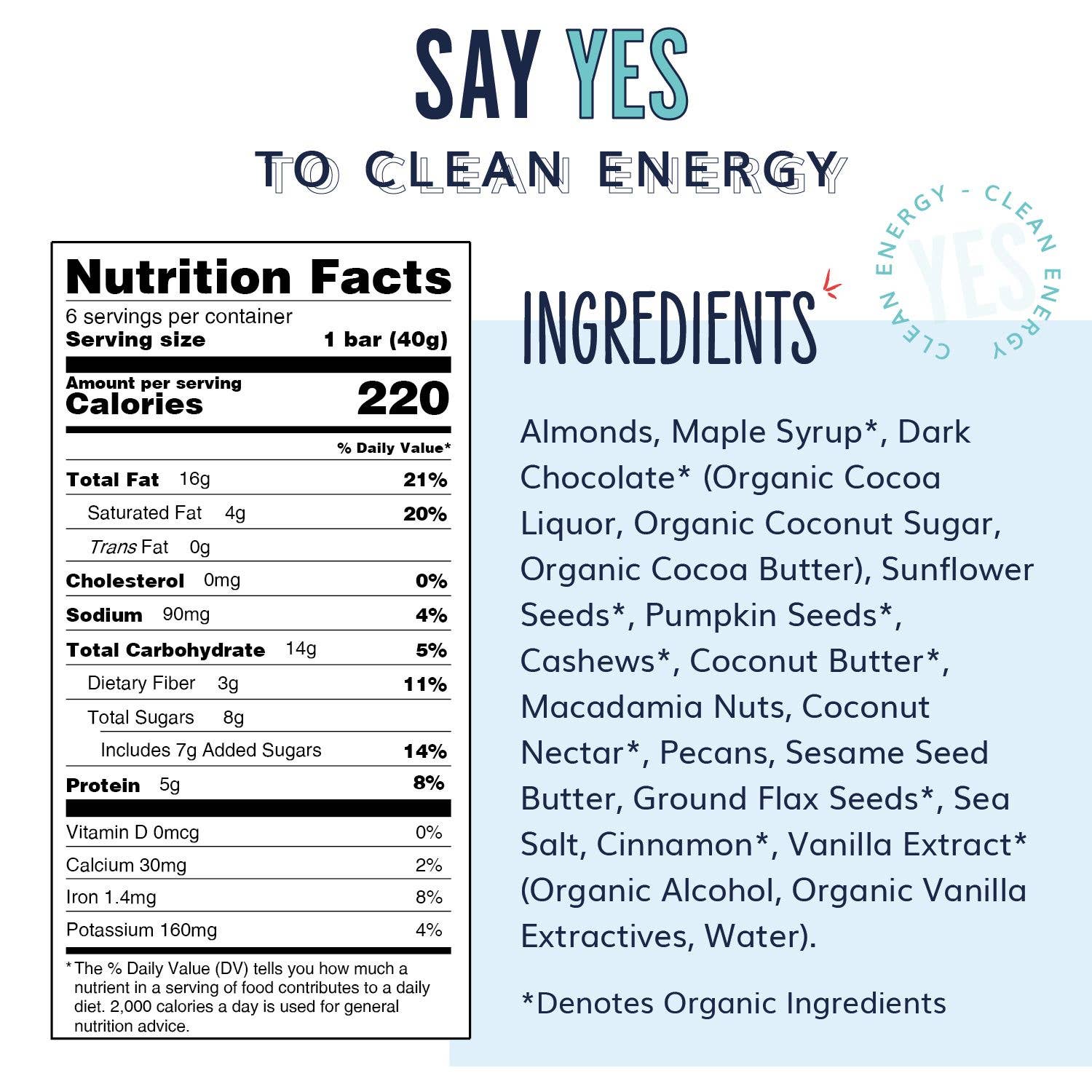 YES Bar® | Dark Chocolate Chip
