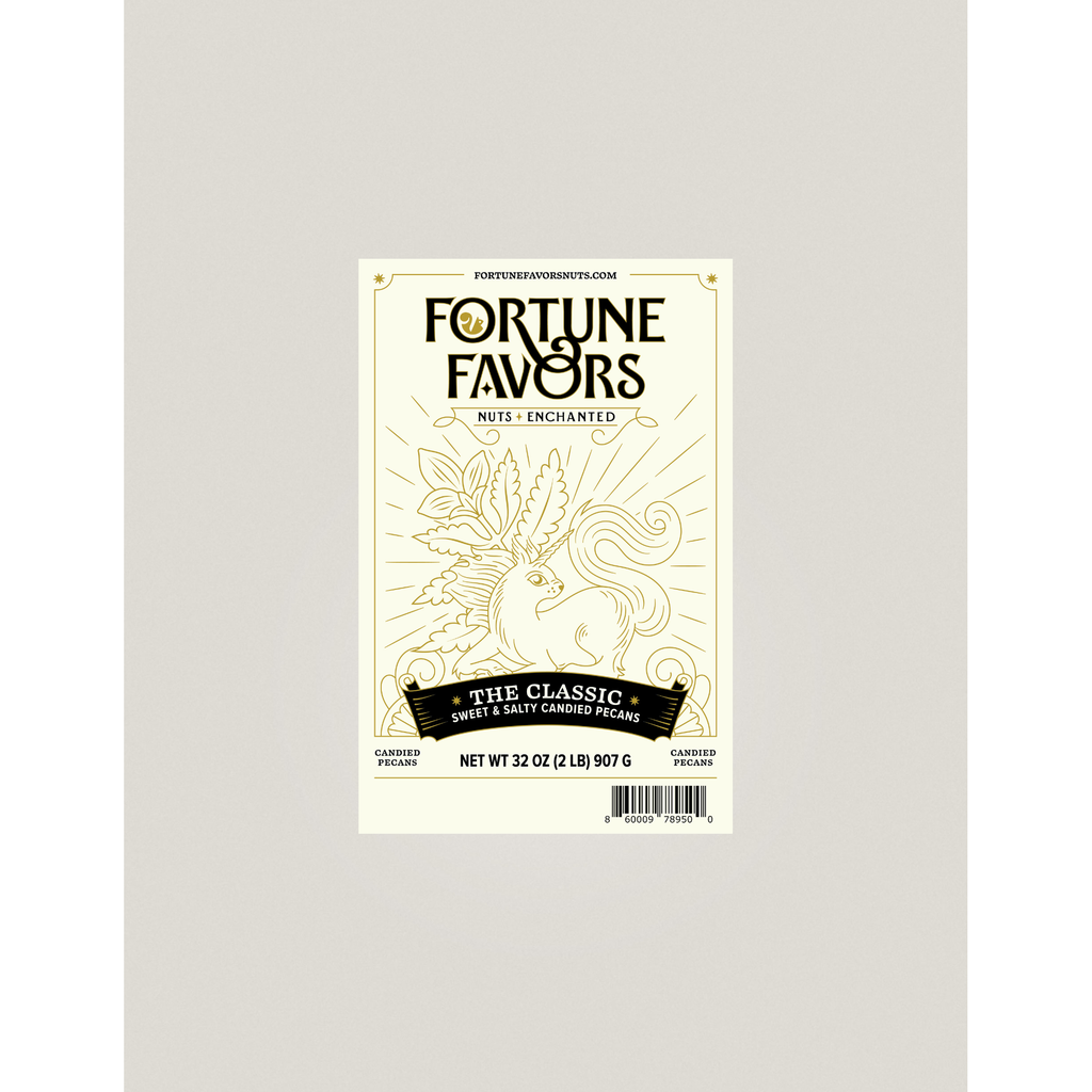 Fortune Favors - 2lb Fortune Favors The Classic Candied Pecans