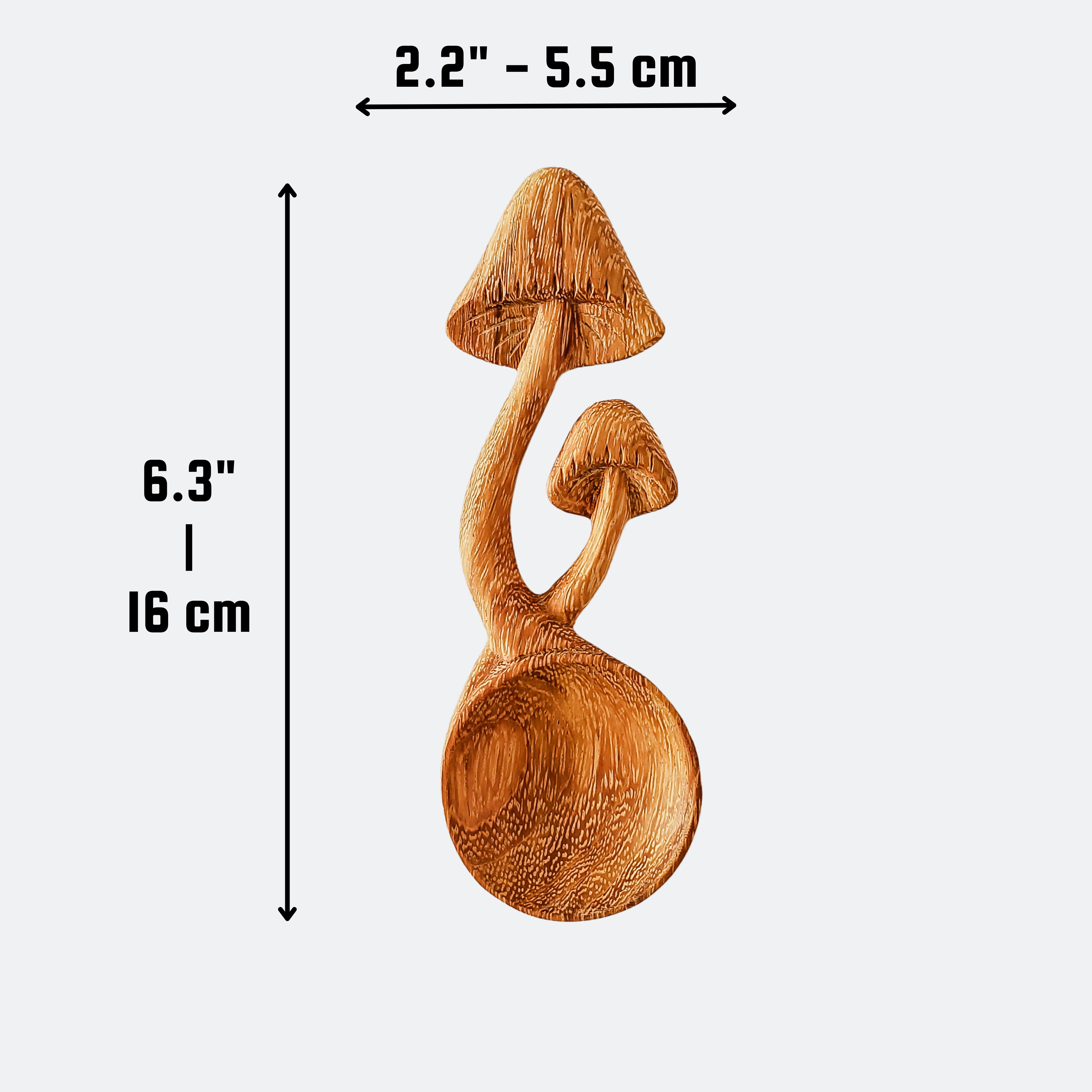 Wooden Mushroom Spoon