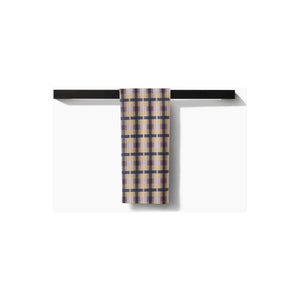 Geometry - Crossbarred Yellow Tea Towel