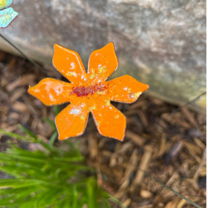 Copper Enamel Flower | Medium