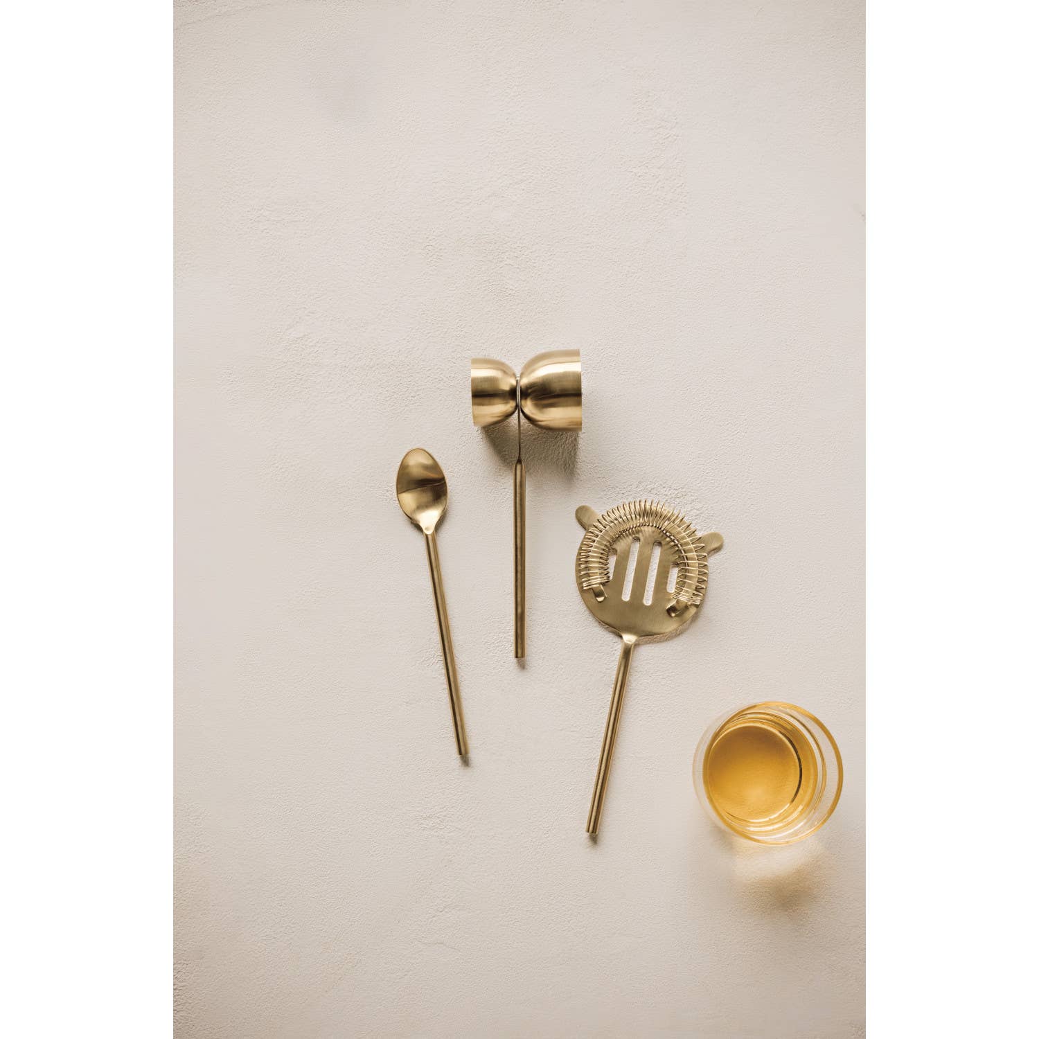 S/3 Matte Gold Bar Tools