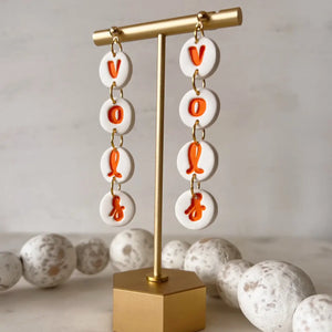Tennessee VOLS Clay Earrings - Darla