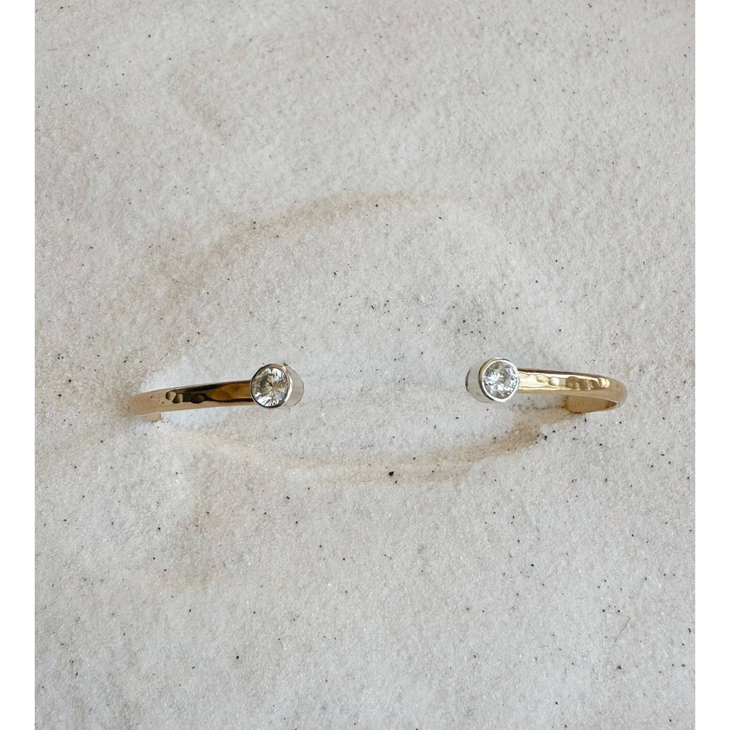 Swarovski Hammered Cuff