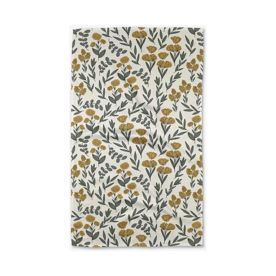 Geometry Tea Towel | Charolette Yellow