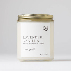 Jar Soy Candle | Lavender Vanilla (Spring Summer)