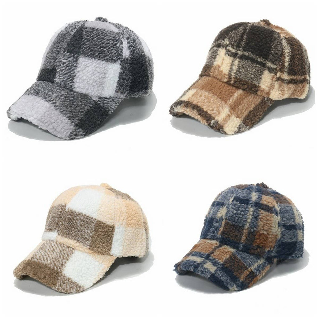 ACCITY - Wool Baseball Cap - Check Curved Brim_CWAH0728: TYPE1 / (OS) 2
