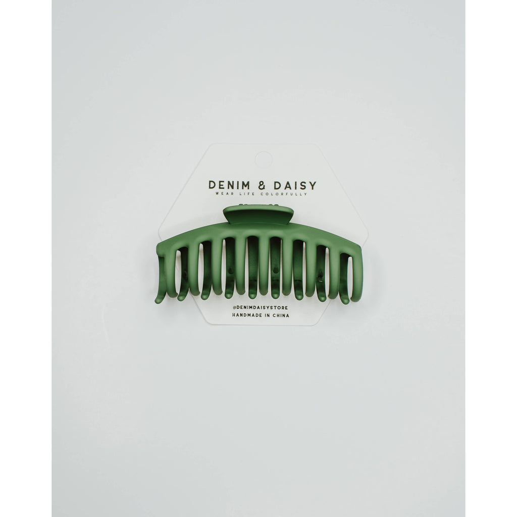 Matte Hair Claw Clip | Navy