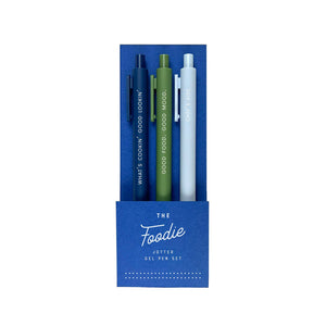 S/3 Gel Pens | Foodie Jotter Set