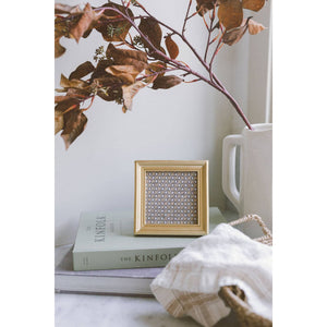 Beveled Square Gold Photo Frame