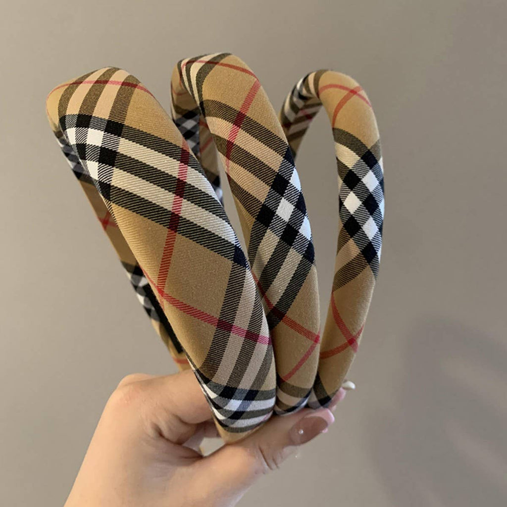 ACCITY - Plaid Headband Wide High Top Slim Face_CWAHA08155: TYPE2 / (OS) 1
