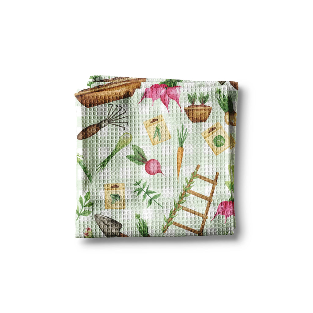 Kitchen Towel | Plaid Vegetable Garden