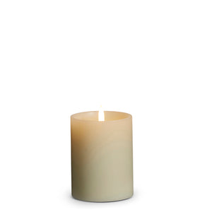 Uyuni Pillar Candle - 3" x 4" |  Ivory