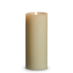 Uyuni Pillar Candle - 3" x 8" |  Ivory