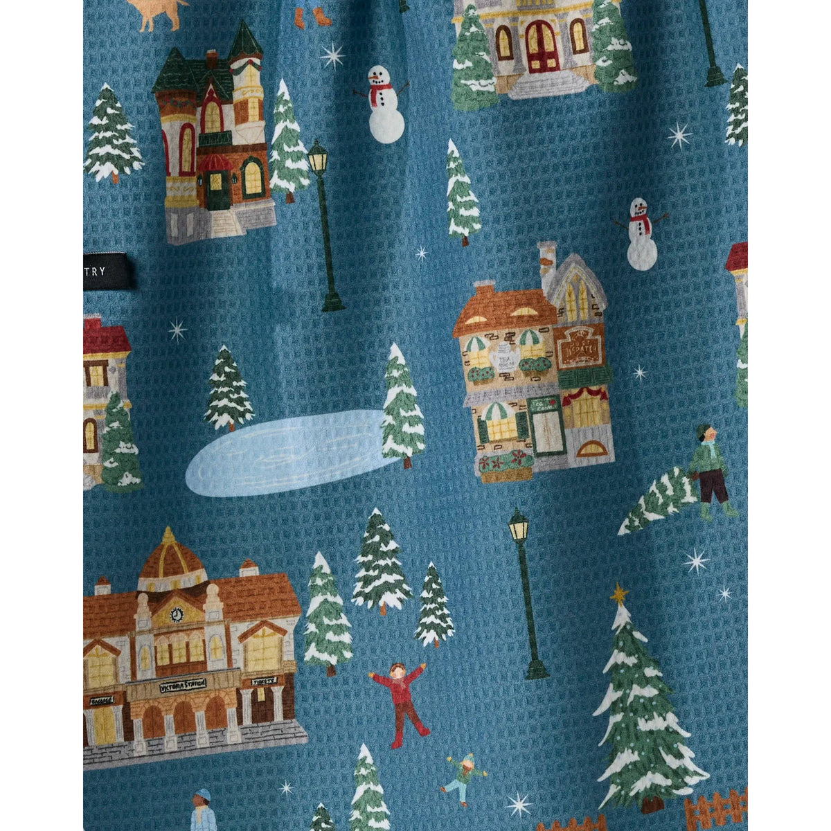 Geometry - Holiday Nostalgia Luxe Kitchen Towel