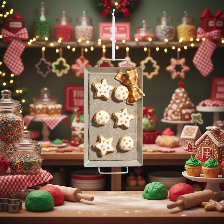 Gingerbread Cookie Sheet Ornament