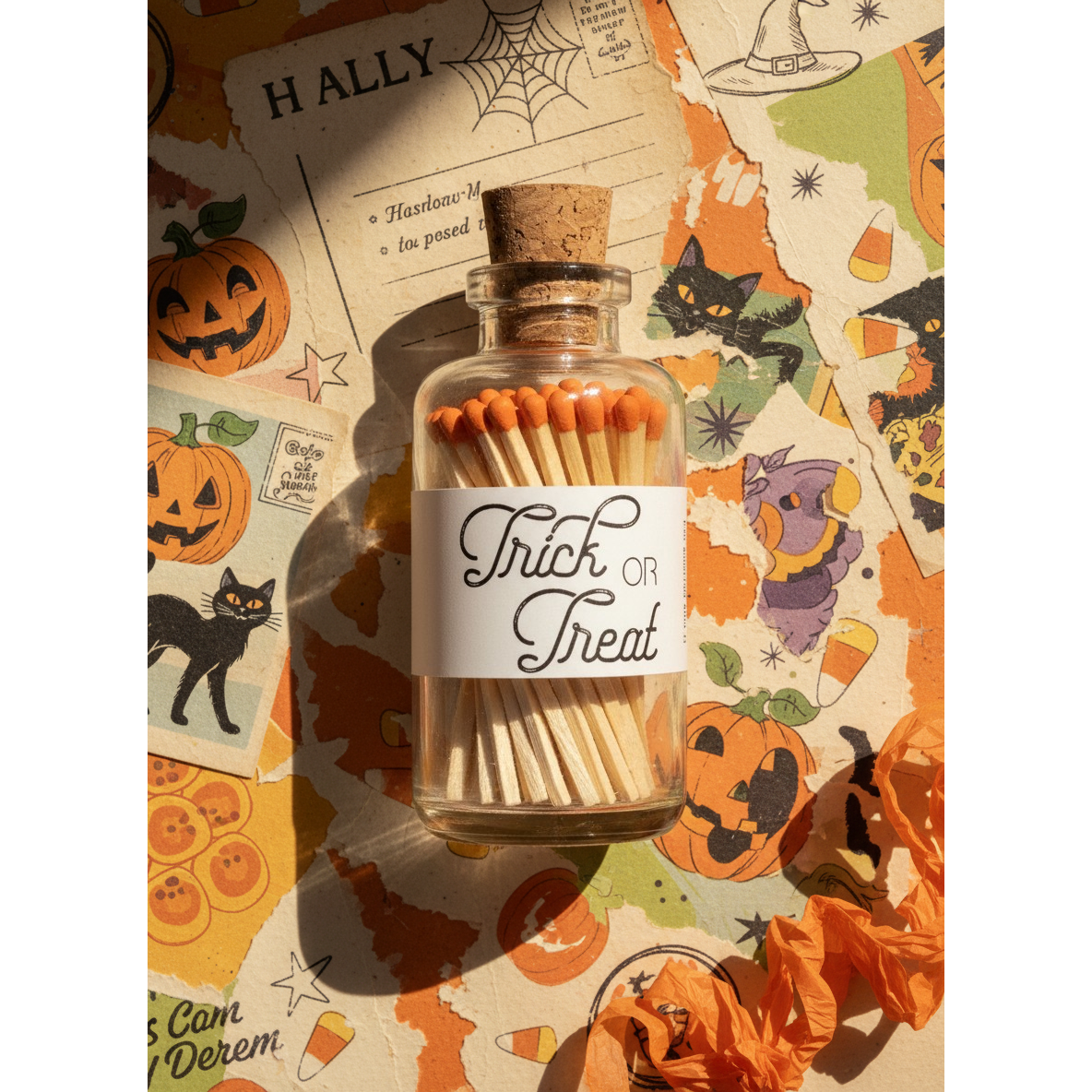 Vintage Apothecary Matches | Trick or Treat