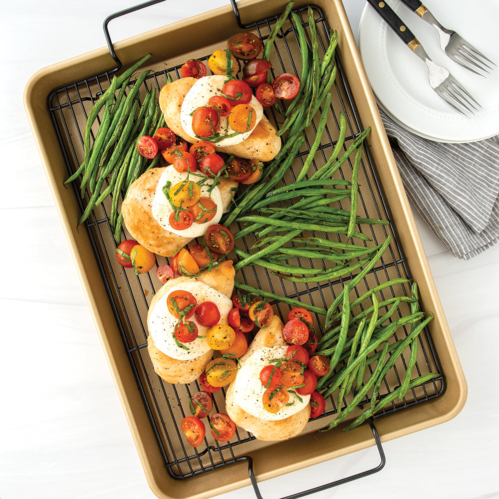 High-Sided Oven Crisp Baking Tray