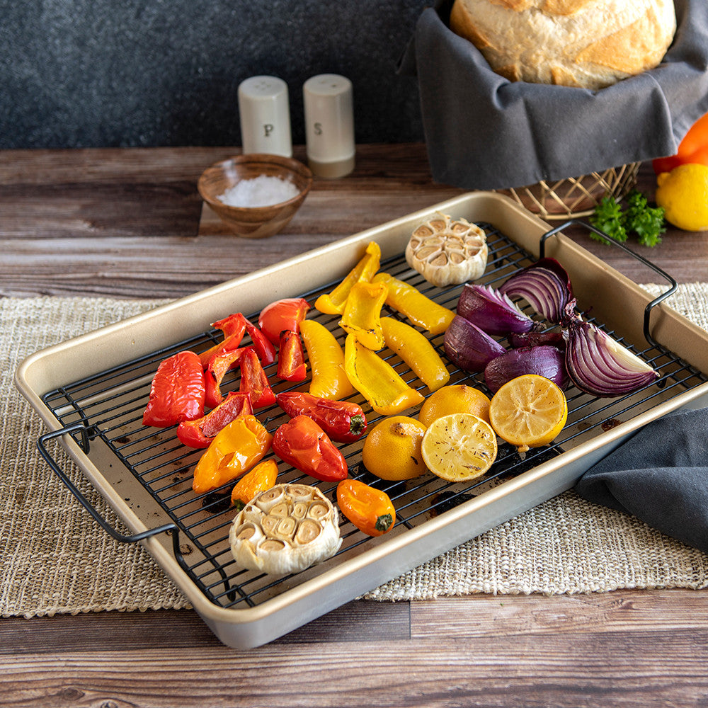 High-Sided Oven Crisp Baking Tray
