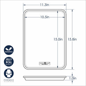 Naturals® Nonstick Jelly Roll Baking Sheet