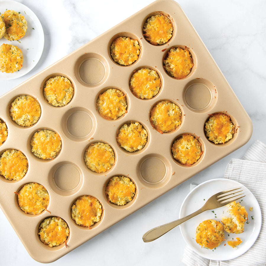 Naturals® Nonstick 24 Cavity Mini Muffin Pan