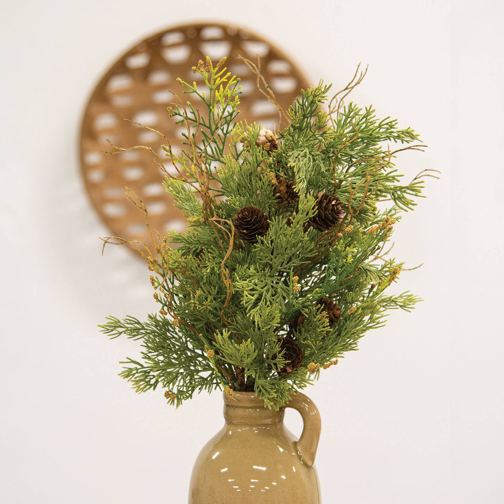 Soft Touch Cedar & Pine Cone Bush