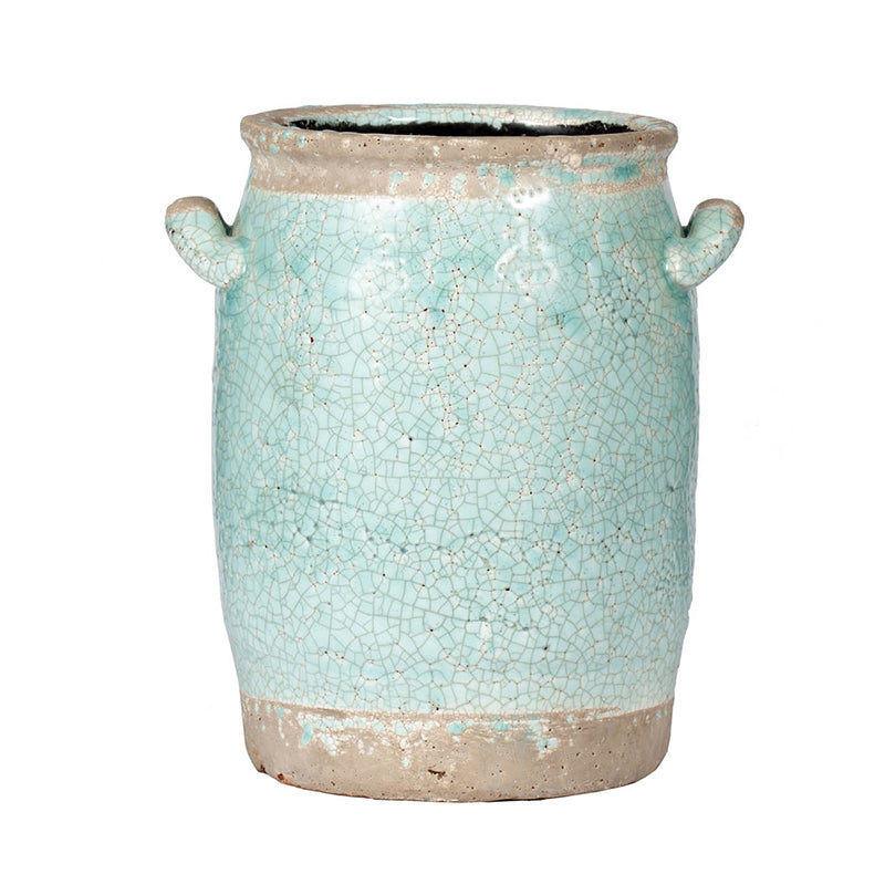 Turquoise Terracotta Vase