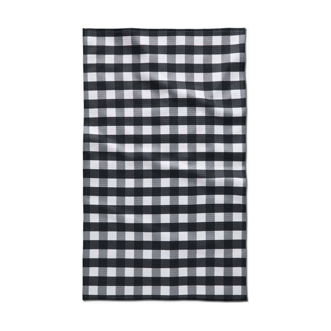 Geometry - Midnight Flannel Tea Towel