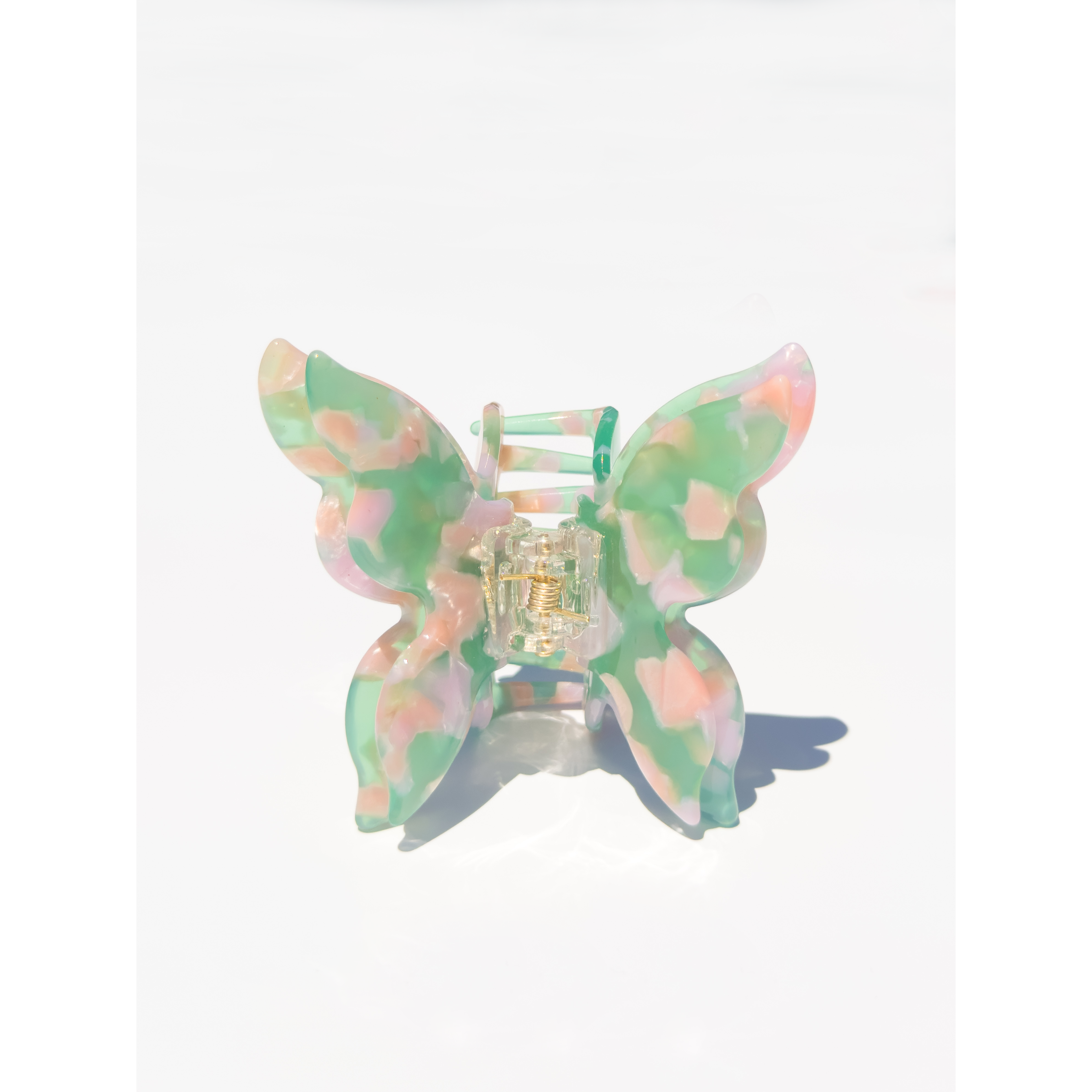 Flutter Butterfly Hair Claw Clip | Mossy Pink