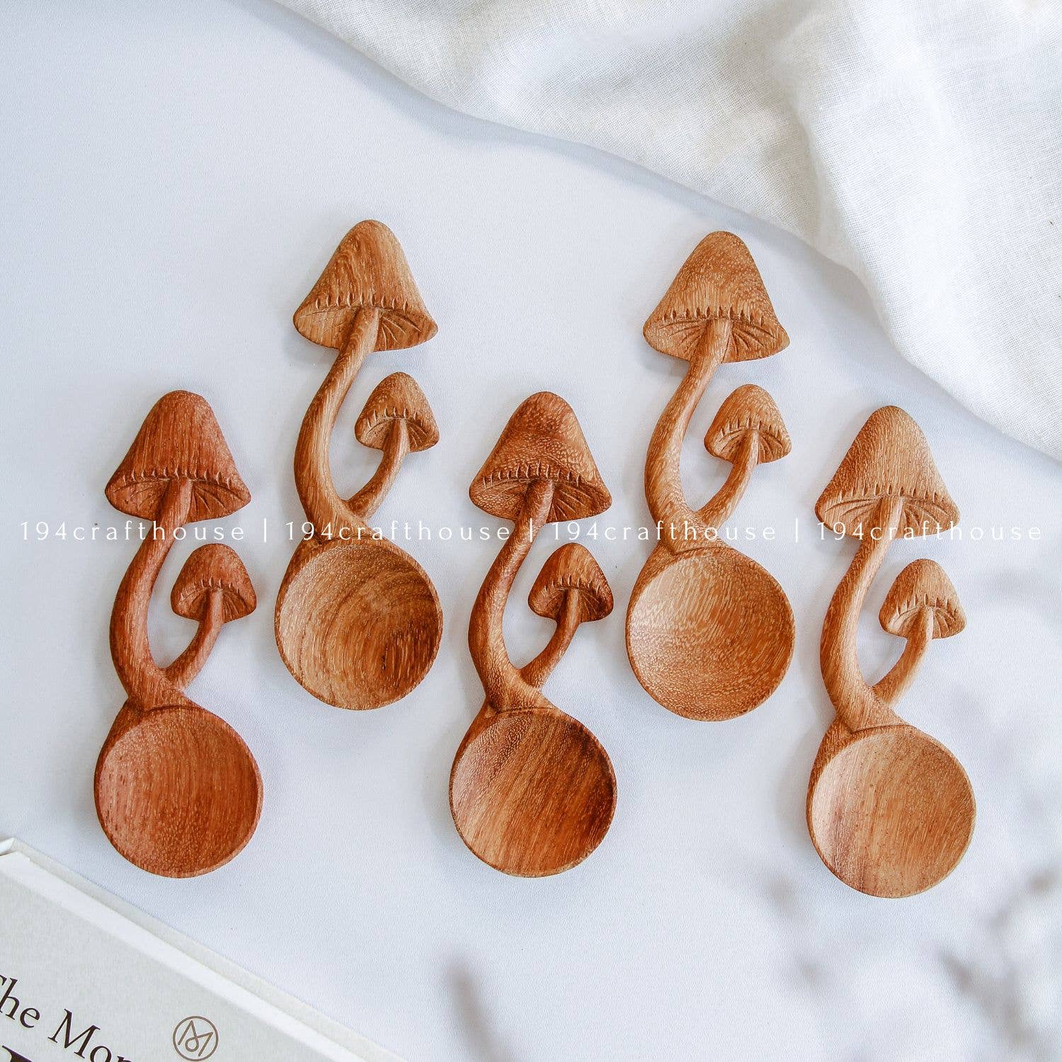 Wooden Mushroom Spoon