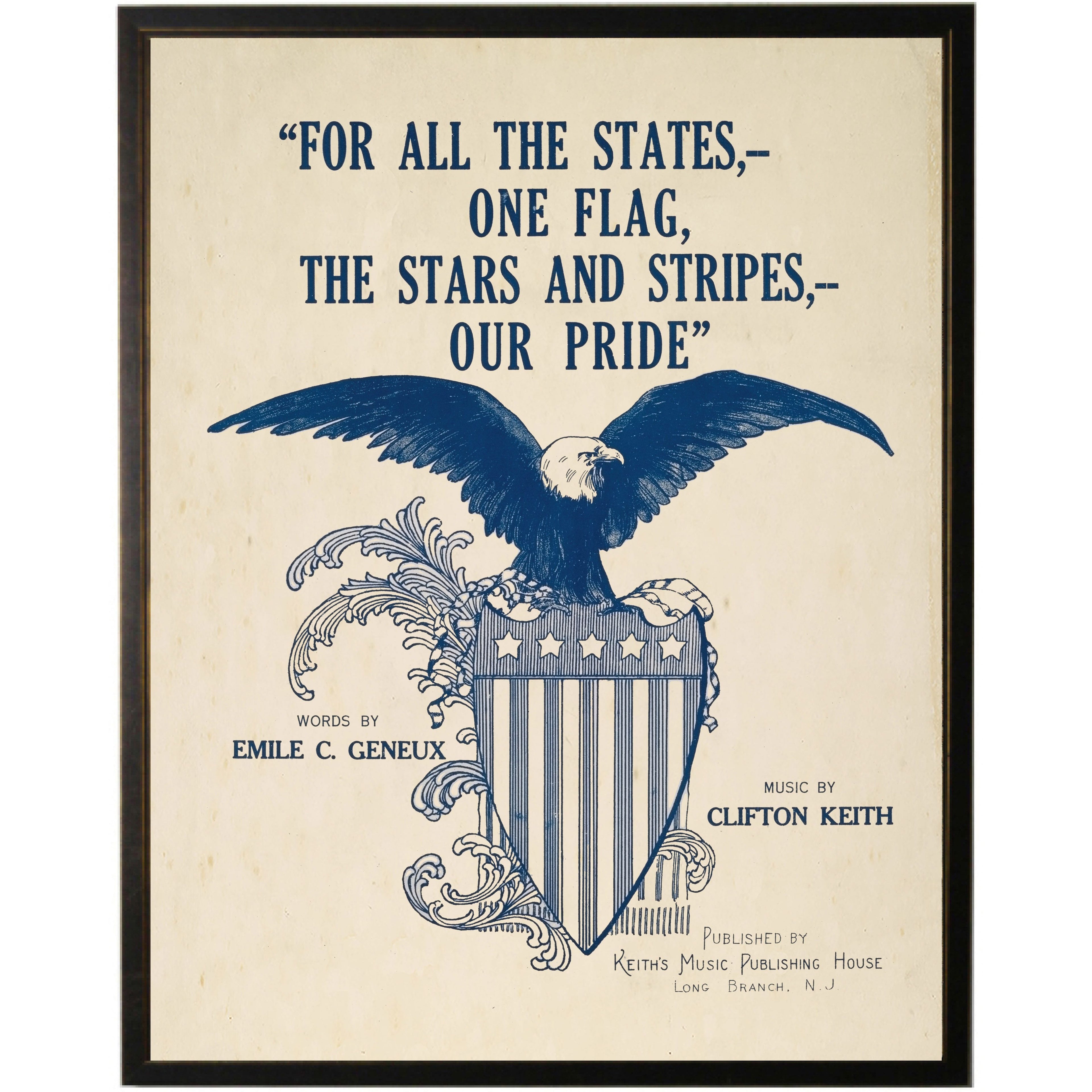 Stars & Stripes Eagle  | 8" x 10"
