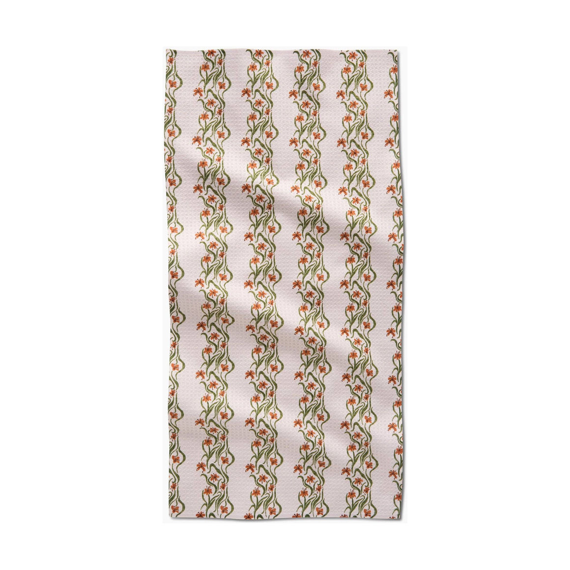 Geometry - Floral Fall Stripe Bar Towel