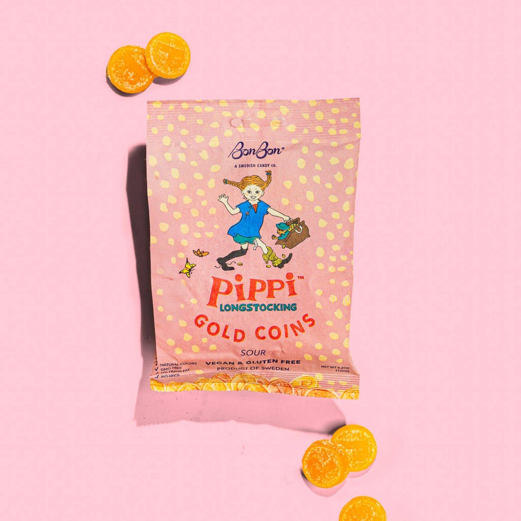 Swedish Candy | Pippi Longstocking Gold Coins -