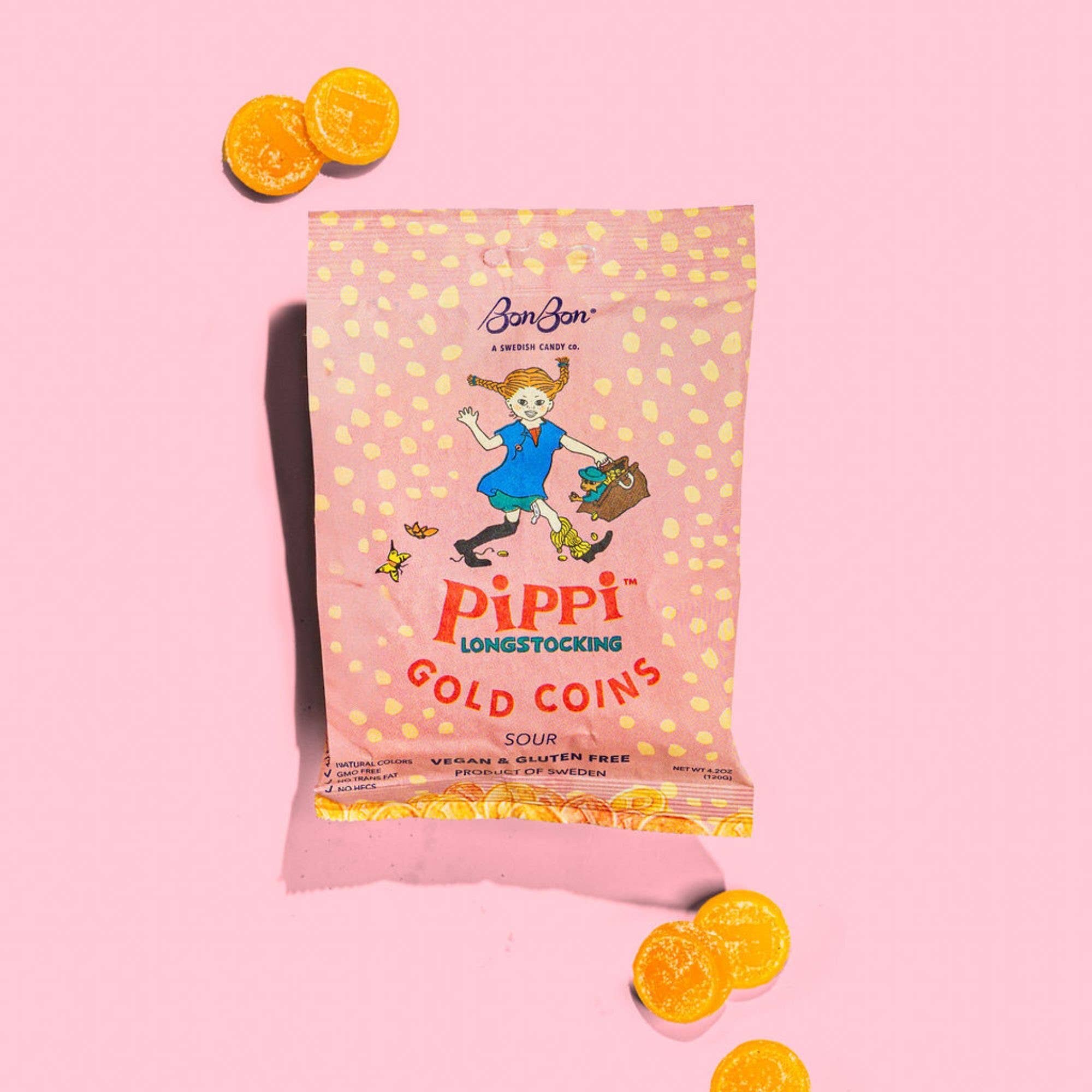 Swedish Candy | Pippi Longstocking Gold Coins -