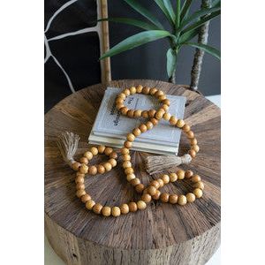 Wood Bead Garland