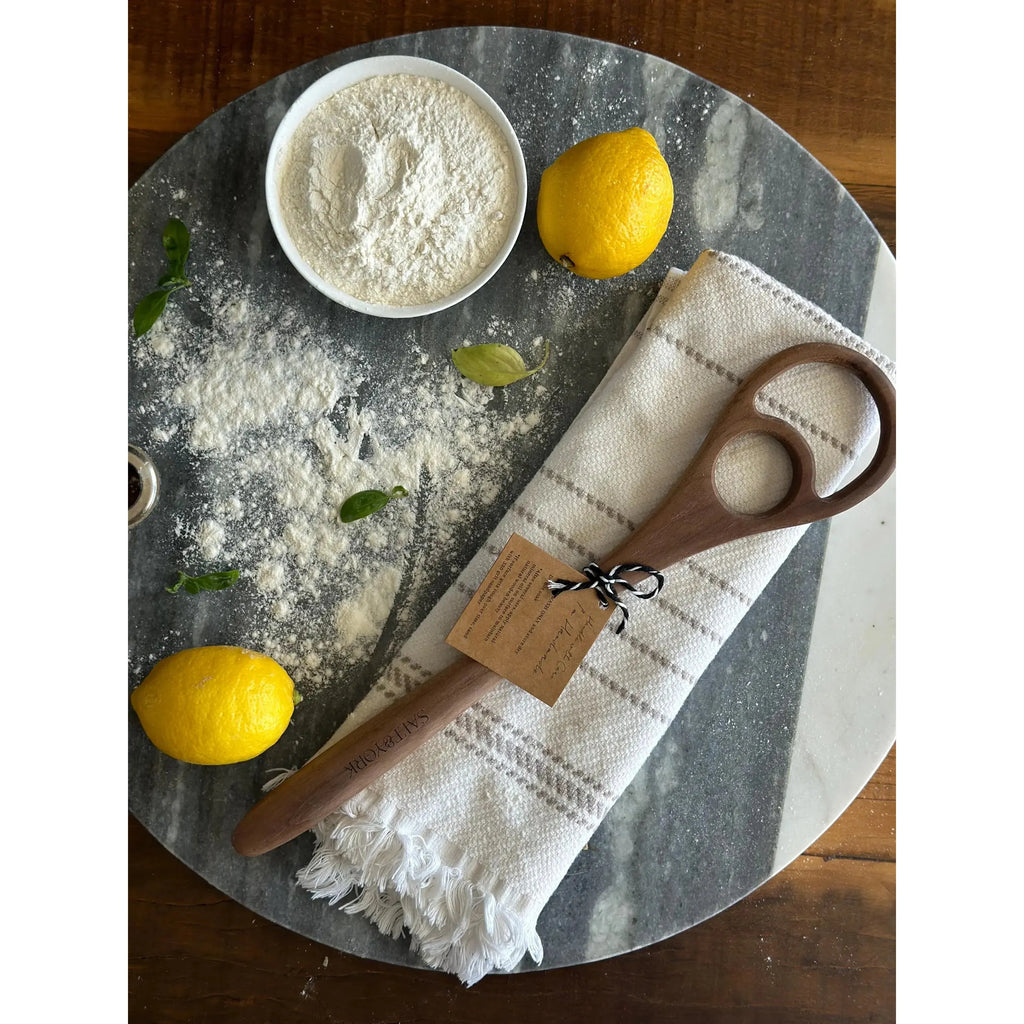 Olive Wood Dough Hook/Whisk