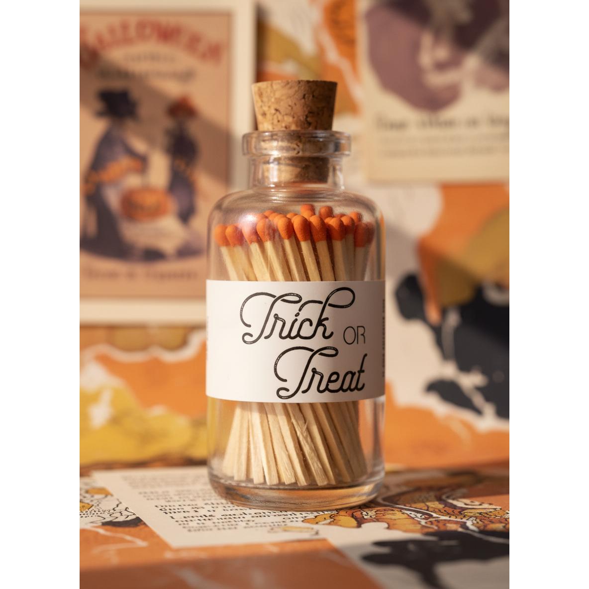 Vintage Apothecary Matches | Trick or Treat