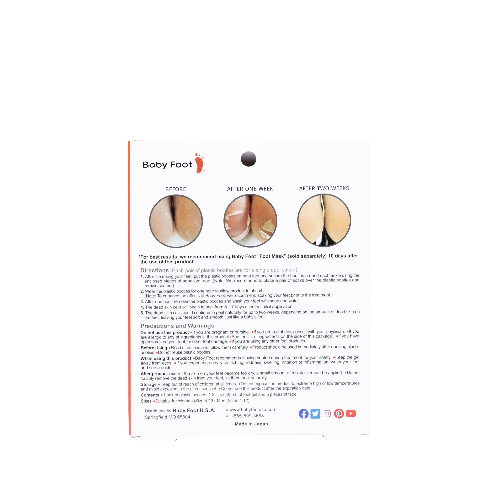 Original Exfoliation Foot Peel
