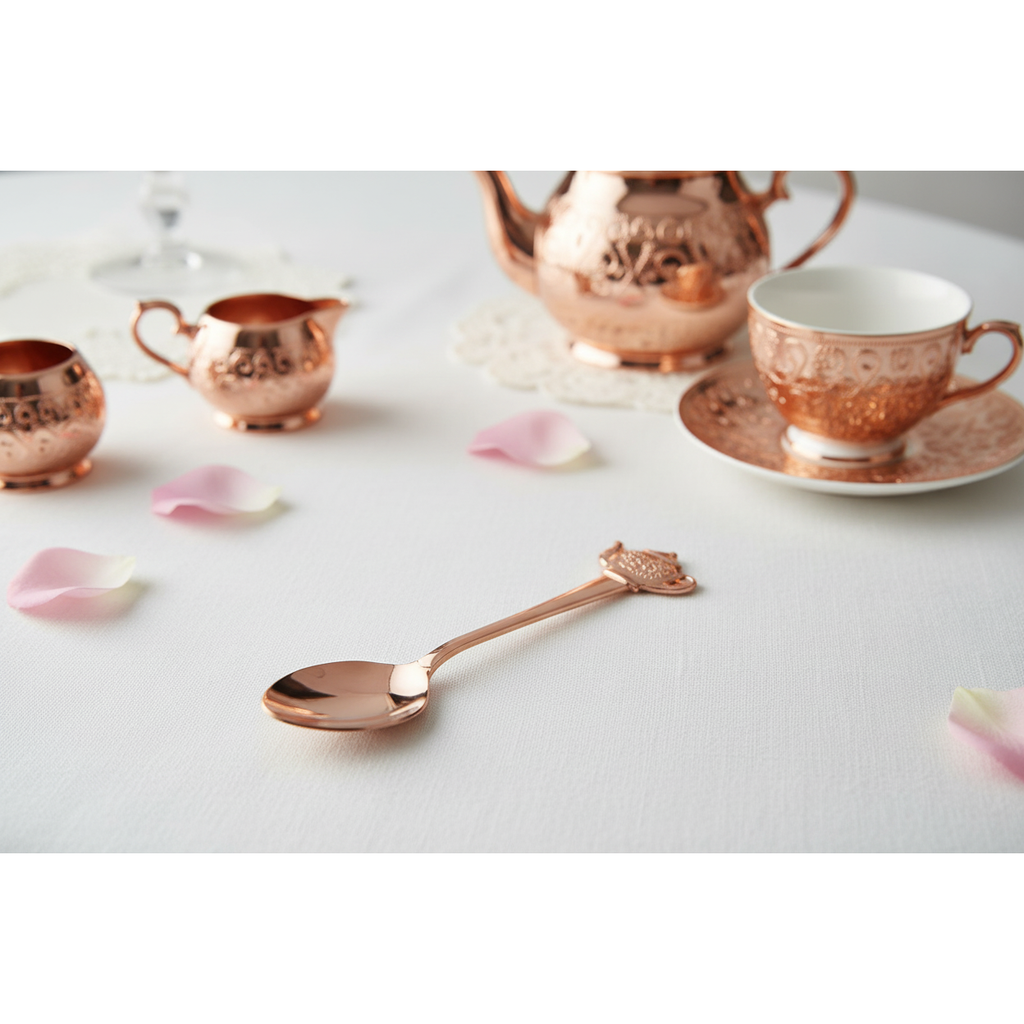 Teapot Demi Spoon | Gold Plated
