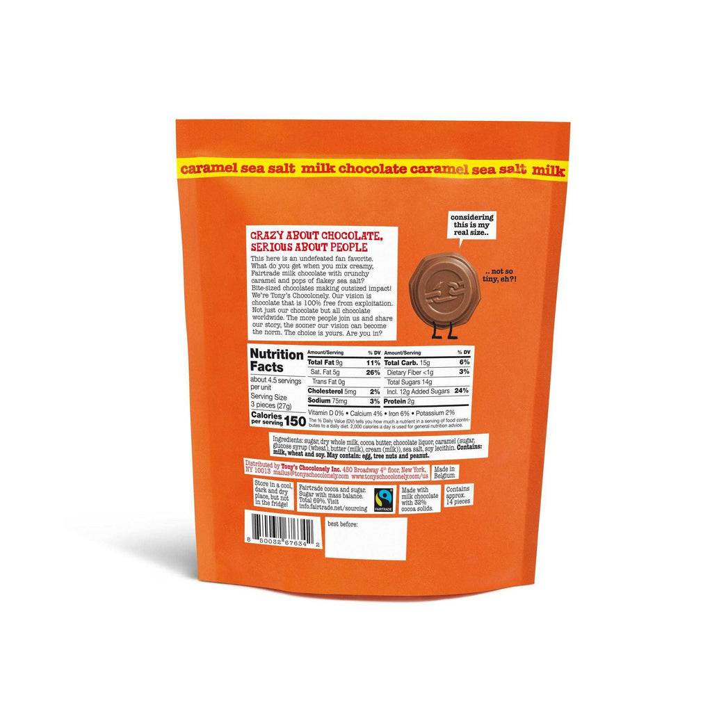 Tony’s Chocolonely | Tiny Tony’s pouch - Milk Caramel Sea Salt