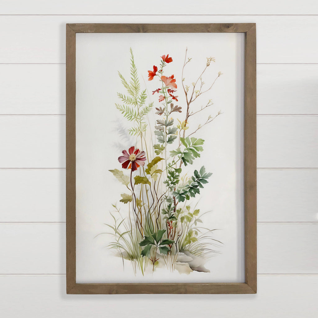 Gentle Wildflowers | 12x18"