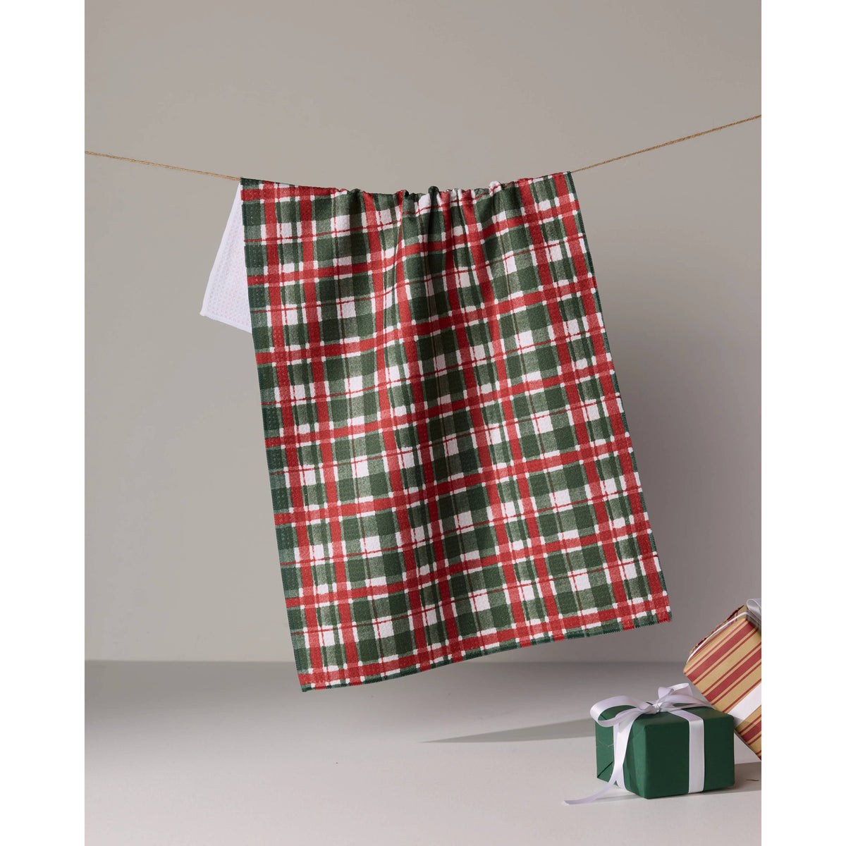 Geometry - Alpine Plaid Tea Towel