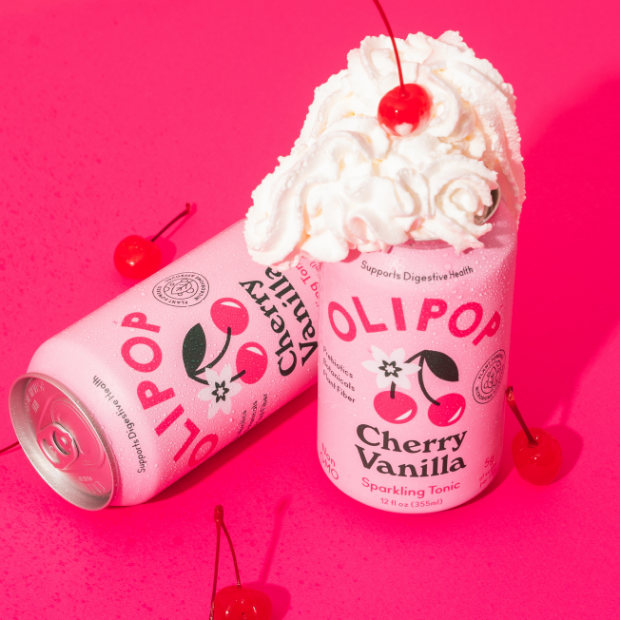 Olipop - Cherry Vanilla - Soda/Carbonated Drink